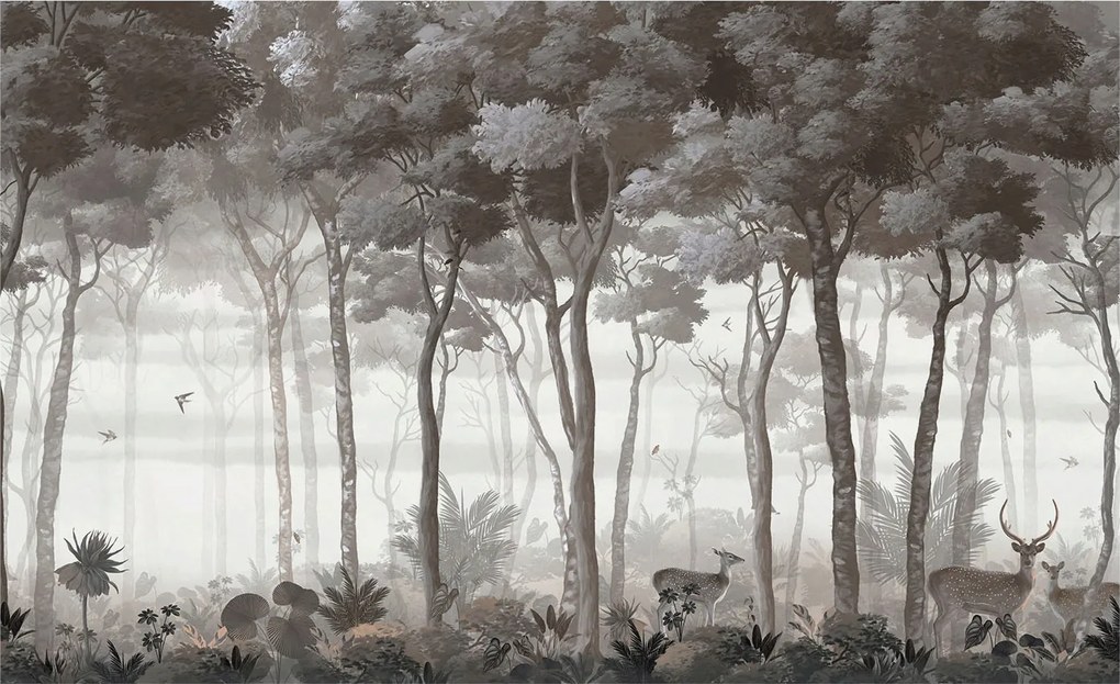 Dekoratív fotótapéta Hálószobába Erdei mágia 416x254 Ragasztó