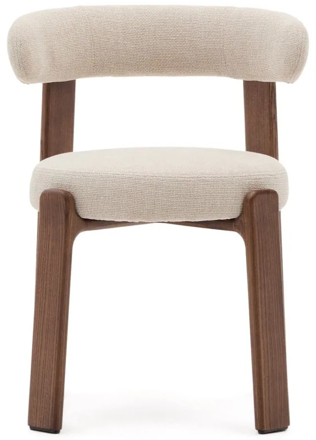 Barna-bézs kőrisfa étkezőszék Granite – Kave Home