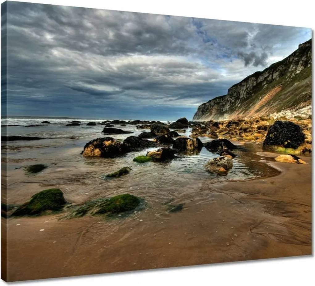 Vászonkép 50x40 Szikla a tengerparton