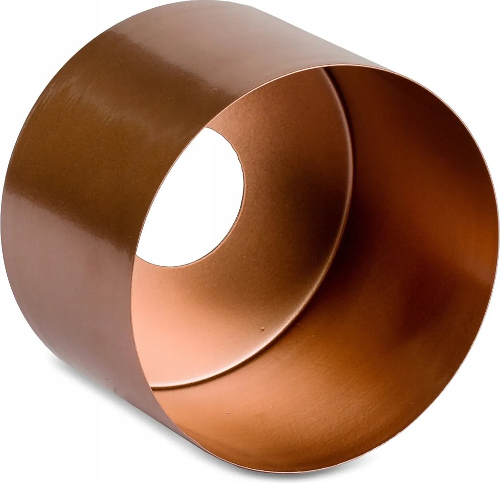 Fém lámpabúra E27-es lámpákhoz Loft bögre réz