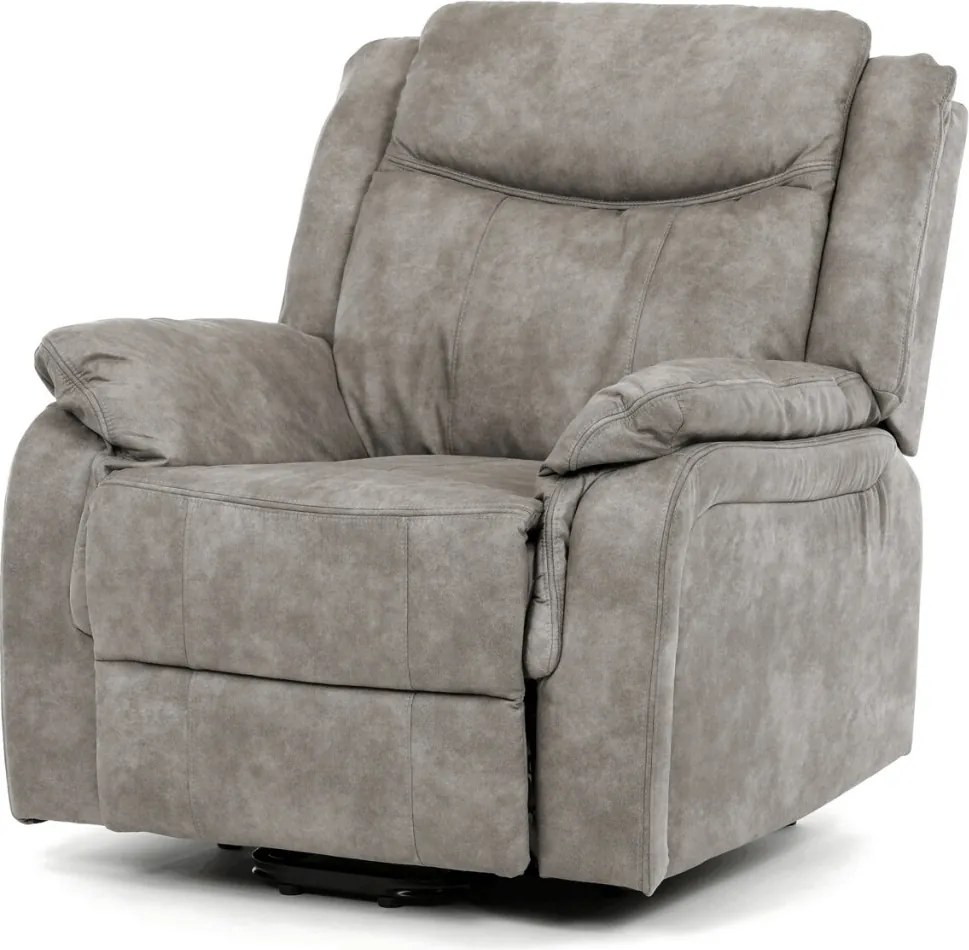 Elektromos relax fotel állítható háttámlával szürke vintage szövet TV-Q8668 GREY3
