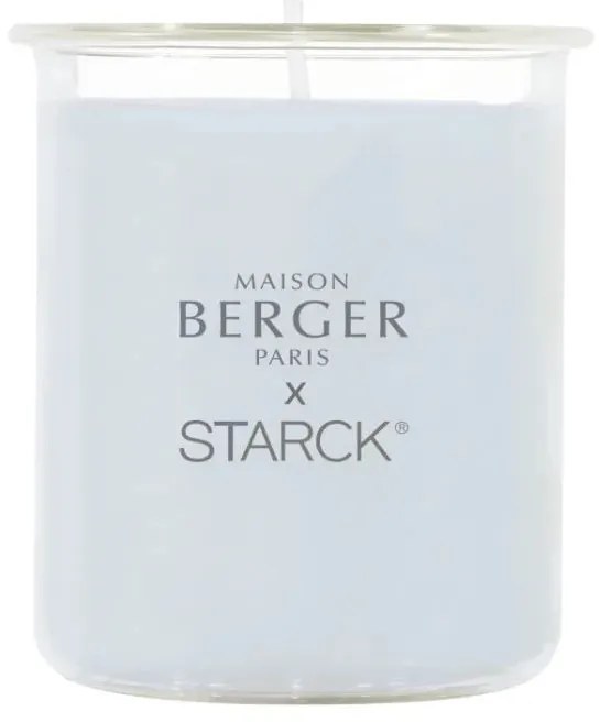 Starck gyertyatartó + Peau de Pierre gyertya/Stone face 120g szürke - Maison Berger Paris