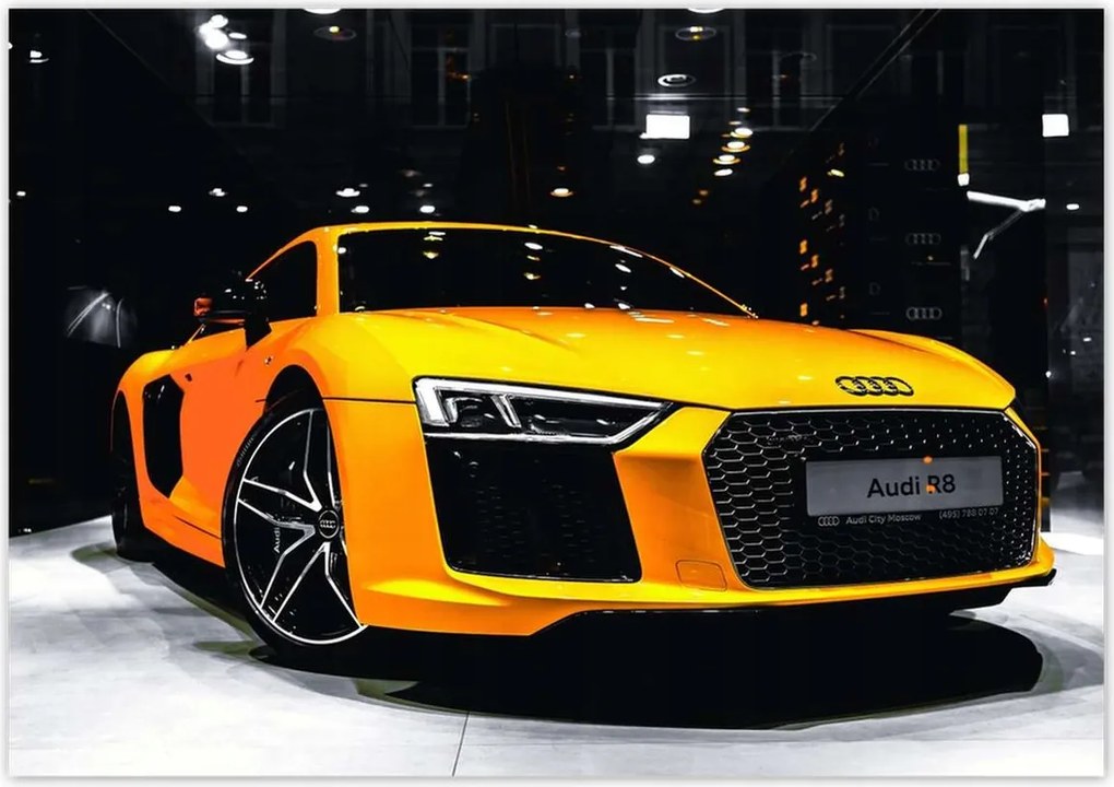 Poszterek 100x70 Sárga Audi R8
