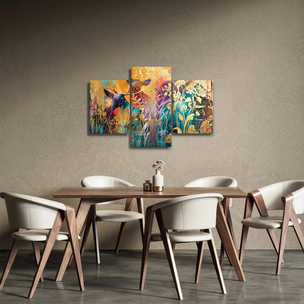 Kép - Absztrakt festmény a természetről (90x60 cm)
