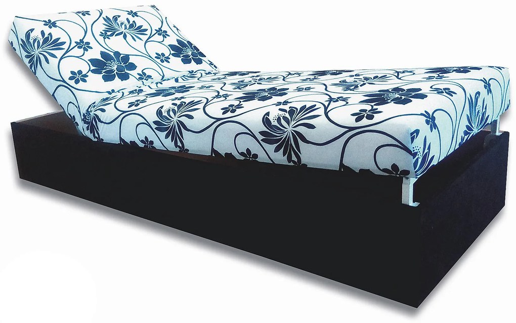 Egyszemélyes ágy (dívány) 80 cm Darcy (fekete 39 + Stela). 793073
