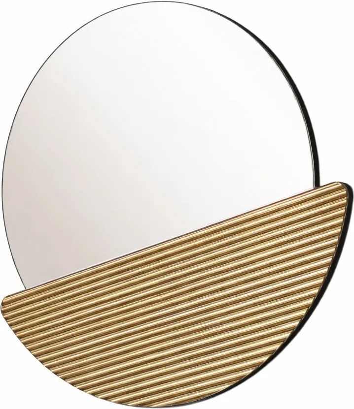 Crescent tükör, bronz, 68 cm