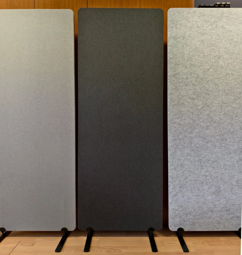 Bilnora Irodai térelválasztó paraván 160x60x2,5cm. Silver színben. Kárpit nélkül - 6 silver