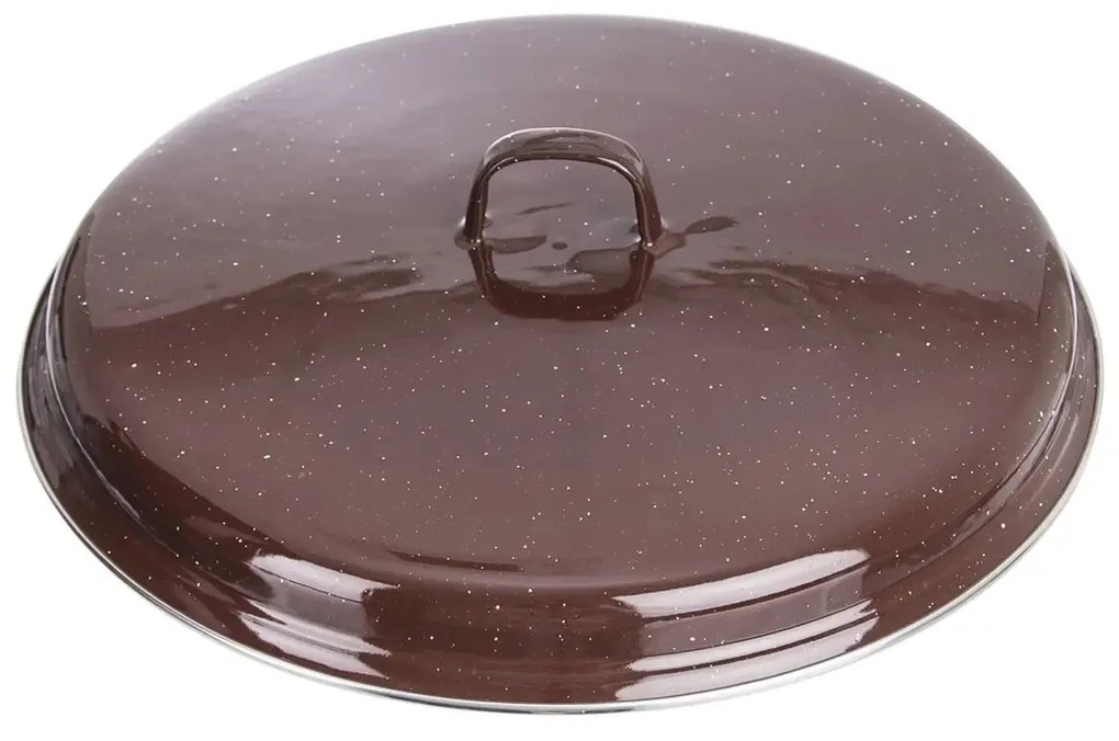 Orion BROWN Lem zománc fedő, 37,5 cm, 37,5 cm átmérőjű