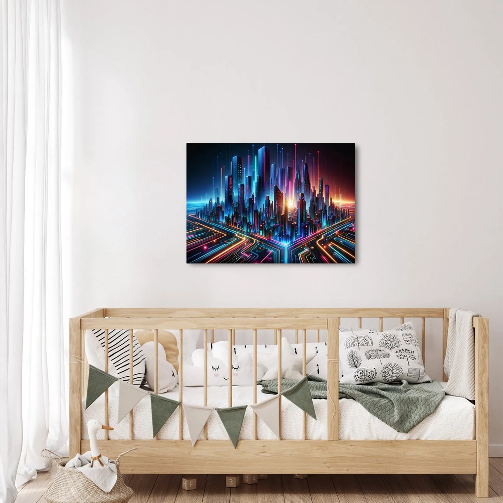 Kép - A jövő városa (70x50 cm)