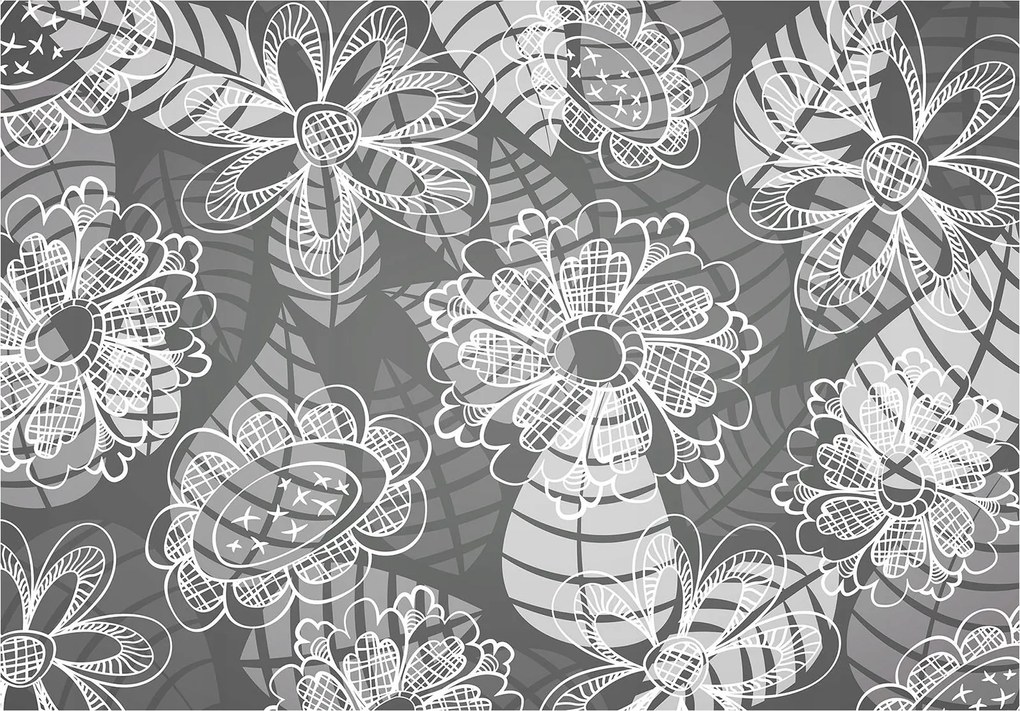 Fotótapéta Vinyl virágok 520x318 Elegáns és modern a nappaliba +ragasztó