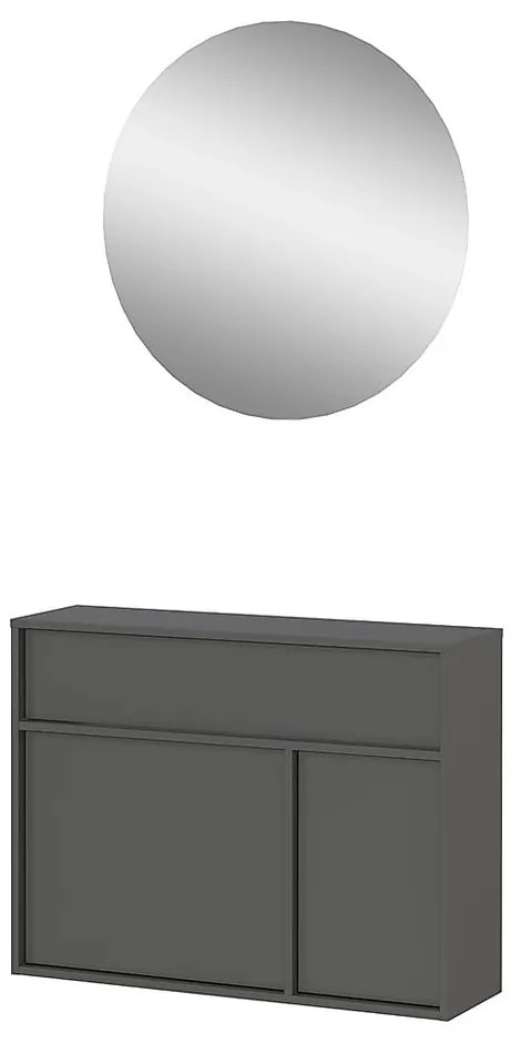 Antracitszürke előszoba bútor Ameca 2.0 – Germania