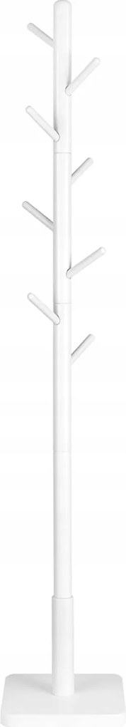 Fehér ruhaakasztó szabadon álló állvány 175cm