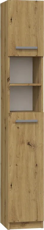 Marbela fürdőszoba szekrény, tölgy