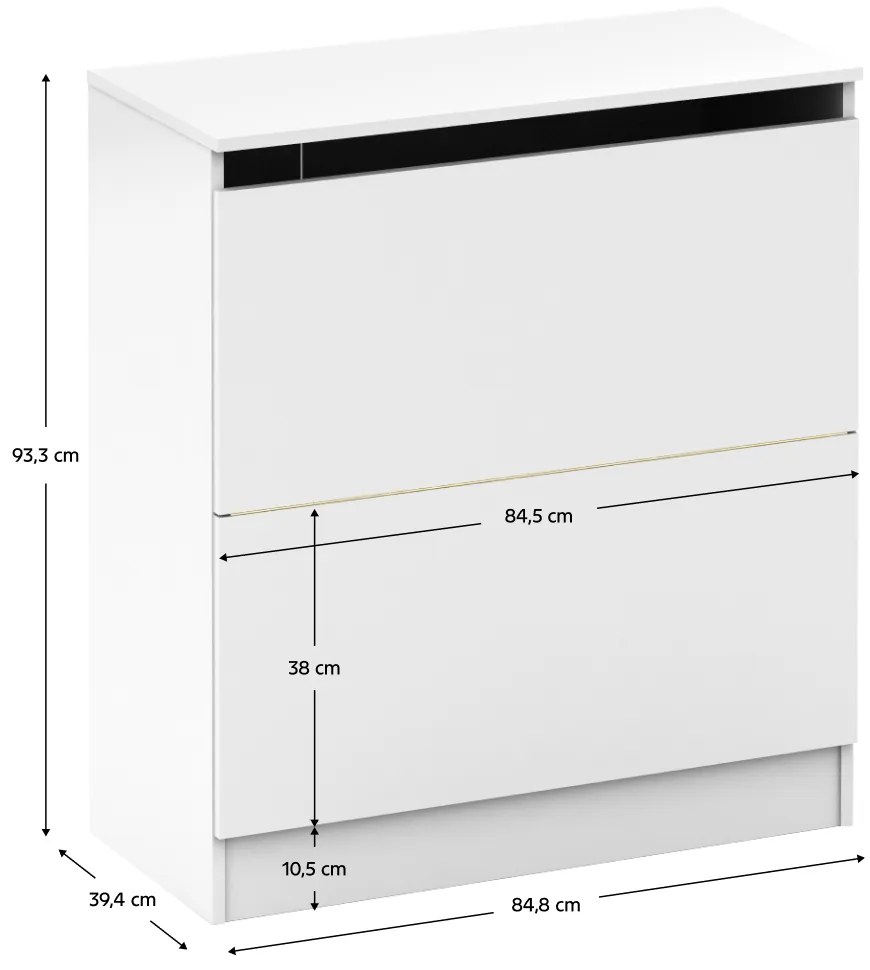 BETTY 2 paplanhuzat, fehér
