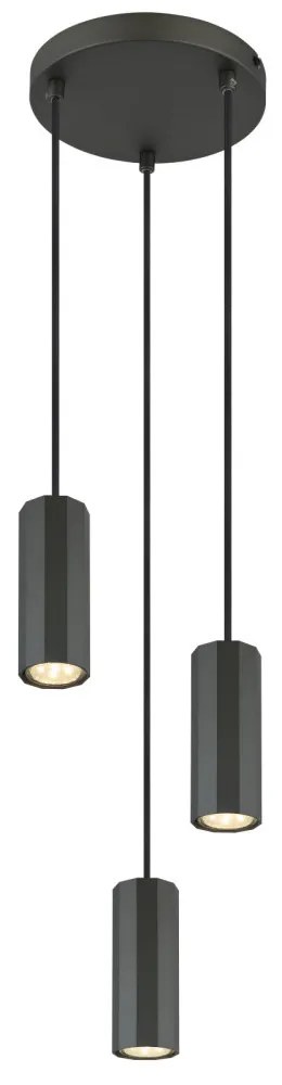 Globo JAMES 57918-3H függeszték, 3x25W GU10