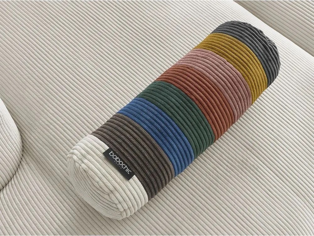 Bézs kordbársony kanapé 250 cm Belair – Bobochic Paris