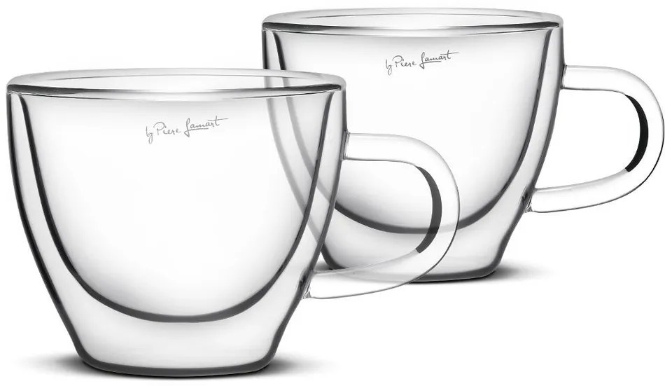 Lamart LT9026 Cappuccino Vaso, pohárkészlet, 190 ml, 2 db