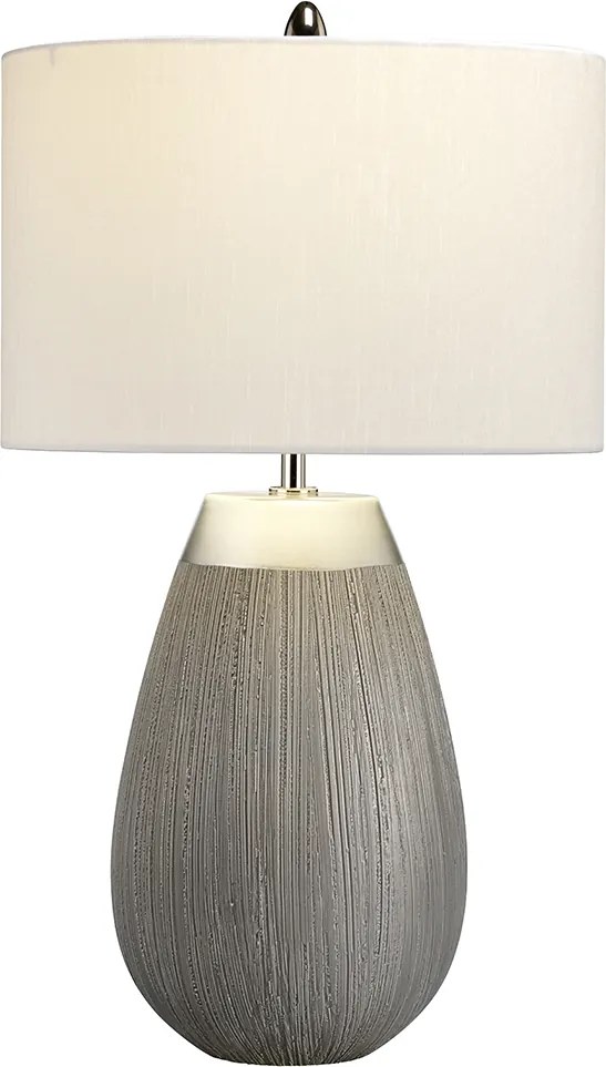 Quintiesse glamour asztali lámpa harrow ezüst elsqn-harrow-tl