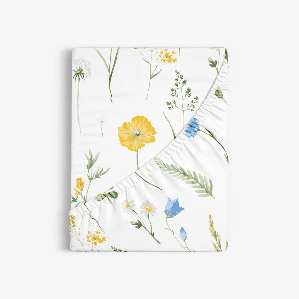 Goldea pamut gumis lepedő - magyar rét 120 x 200 cm