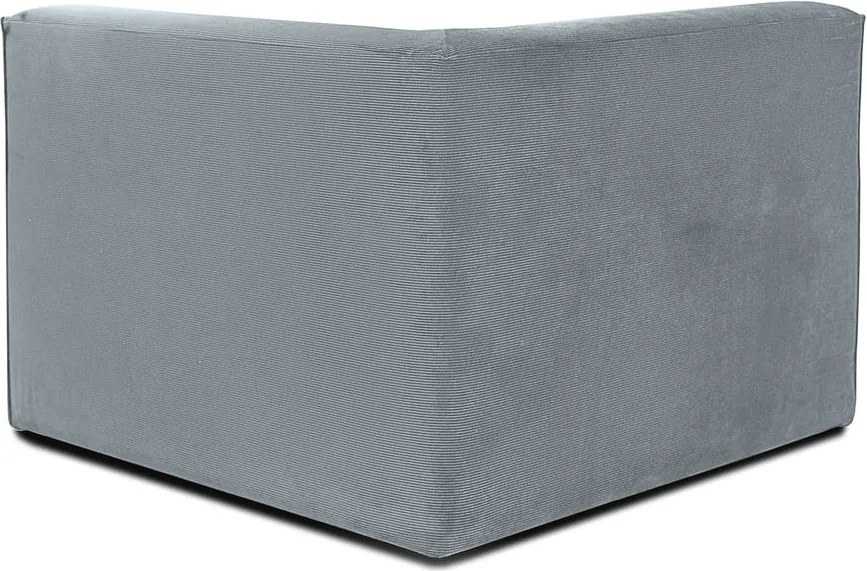 Szürke kordbársony kanapé modul (variálható) Sting – Scandic