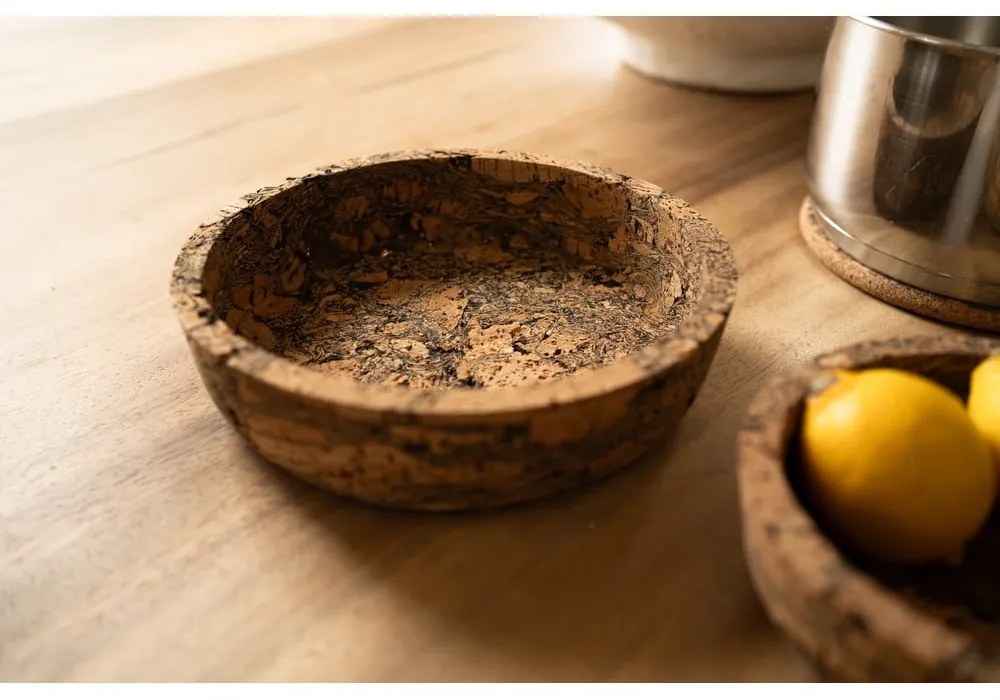 Natúr színű parafa tálka 112,5 ml Querco – ZicZac