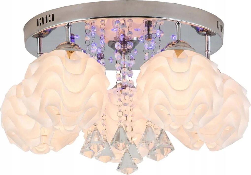 Sada luxus mennyezeti lámpa, plafon rozettás lámpaernyőkkel az előszoba nappaliba