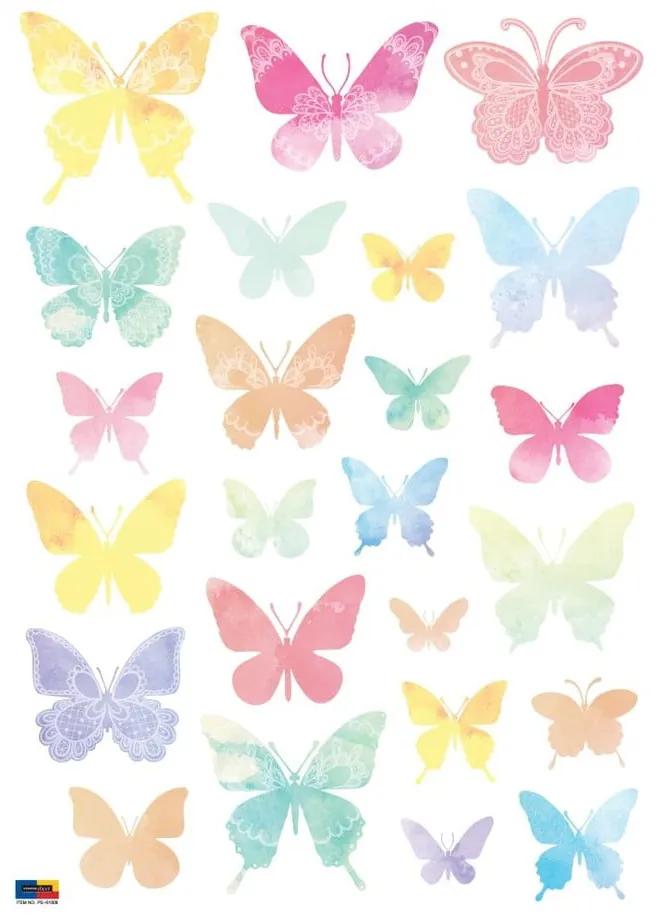Artistic Butterflies 24 db-os falmatrica szett - Ambiance