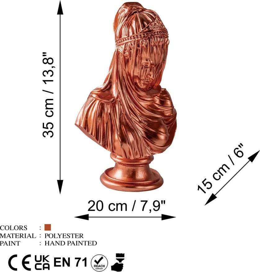 Dísztárgy, 20 cm – Yak-038-A