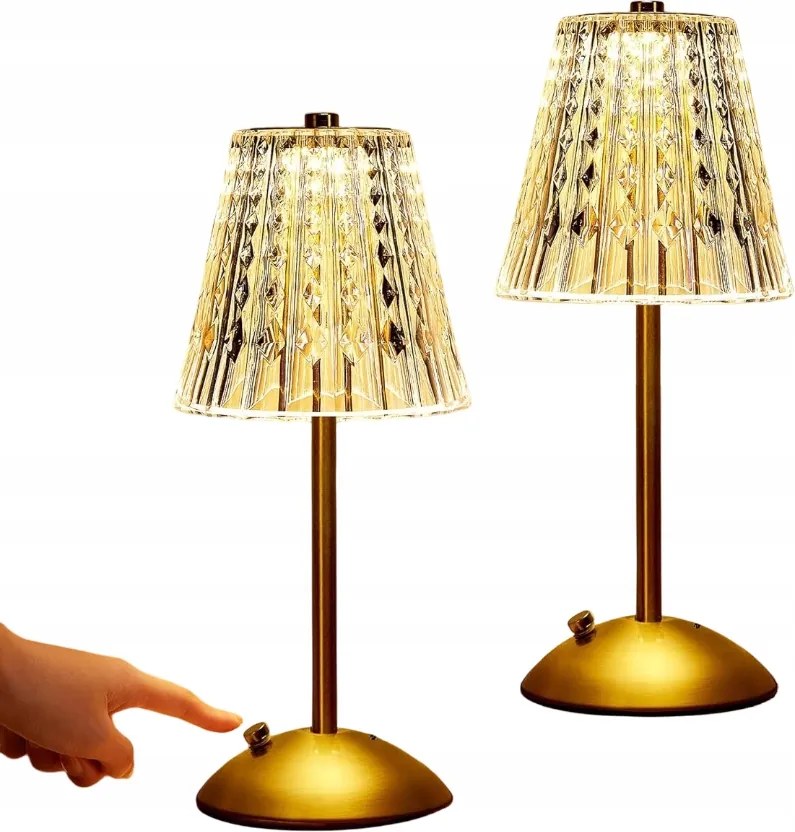 Asztali Lámpa Led One Fire Otthoni Asztali Lámpa Szett 2DB-OS Dekoráció Sláger