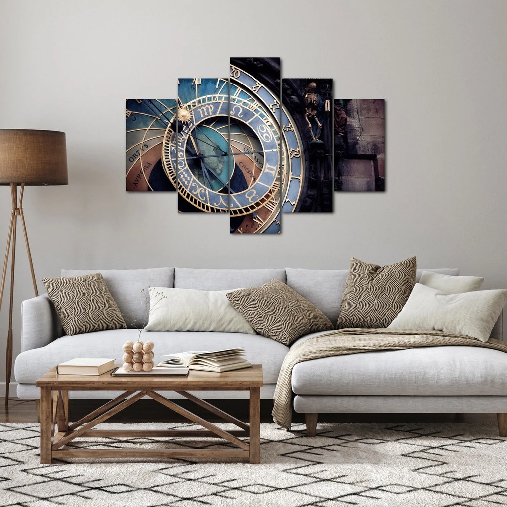 Kép - Orloj, Prága (150x105 cm)