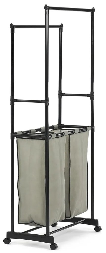 Tárolóállvány GD-176 BK, műanyag, fekete