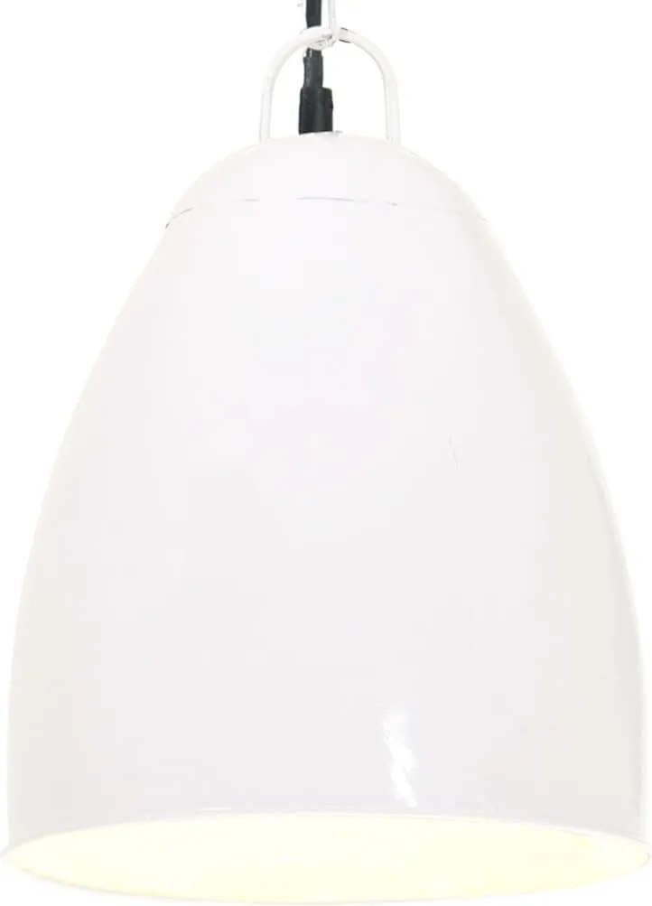 vidaXL kerek fehér ipari függőlámpa 25 W 32 cm E27