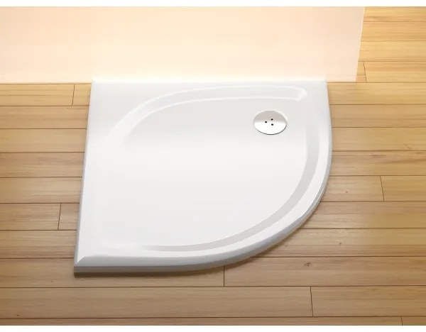 Ravak XA237711010B - ELIPSO negyedkör alakú zuhanytálca 90x90 cm, fehér