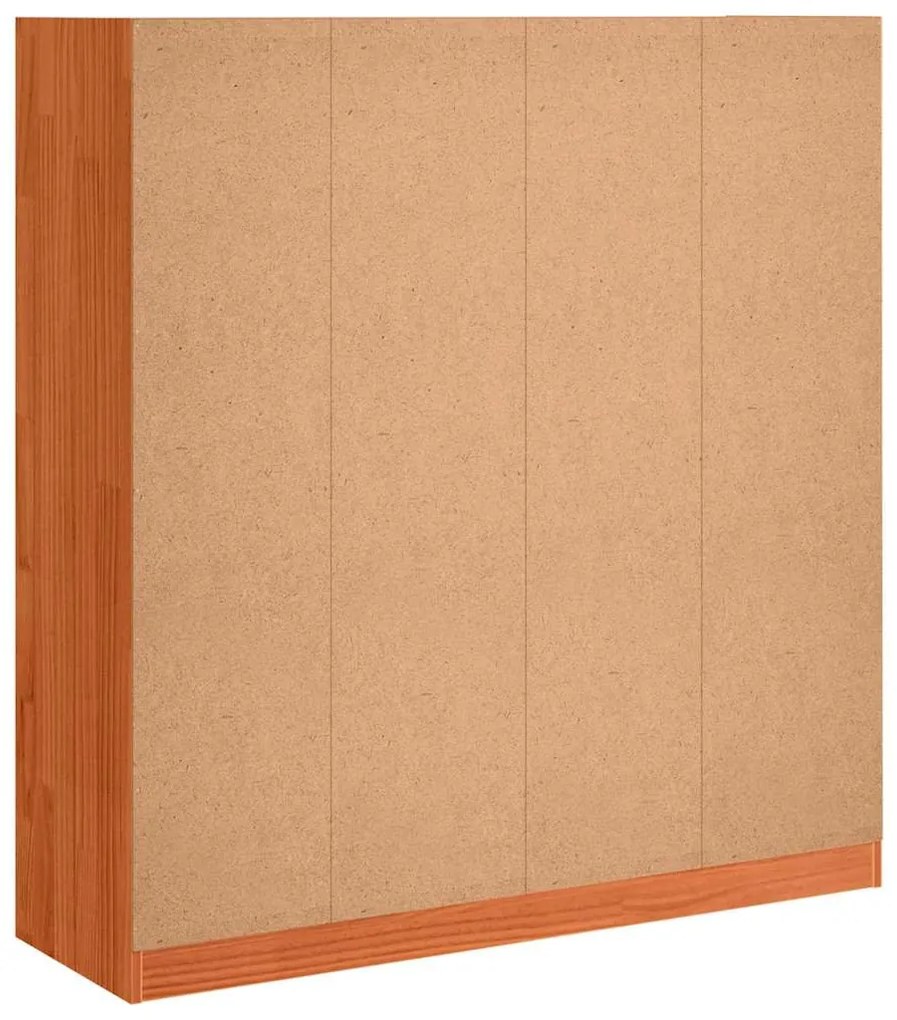 Könyvespolc / Szoba elválasztó Viaszbarna 104 x 33 x 110 cm