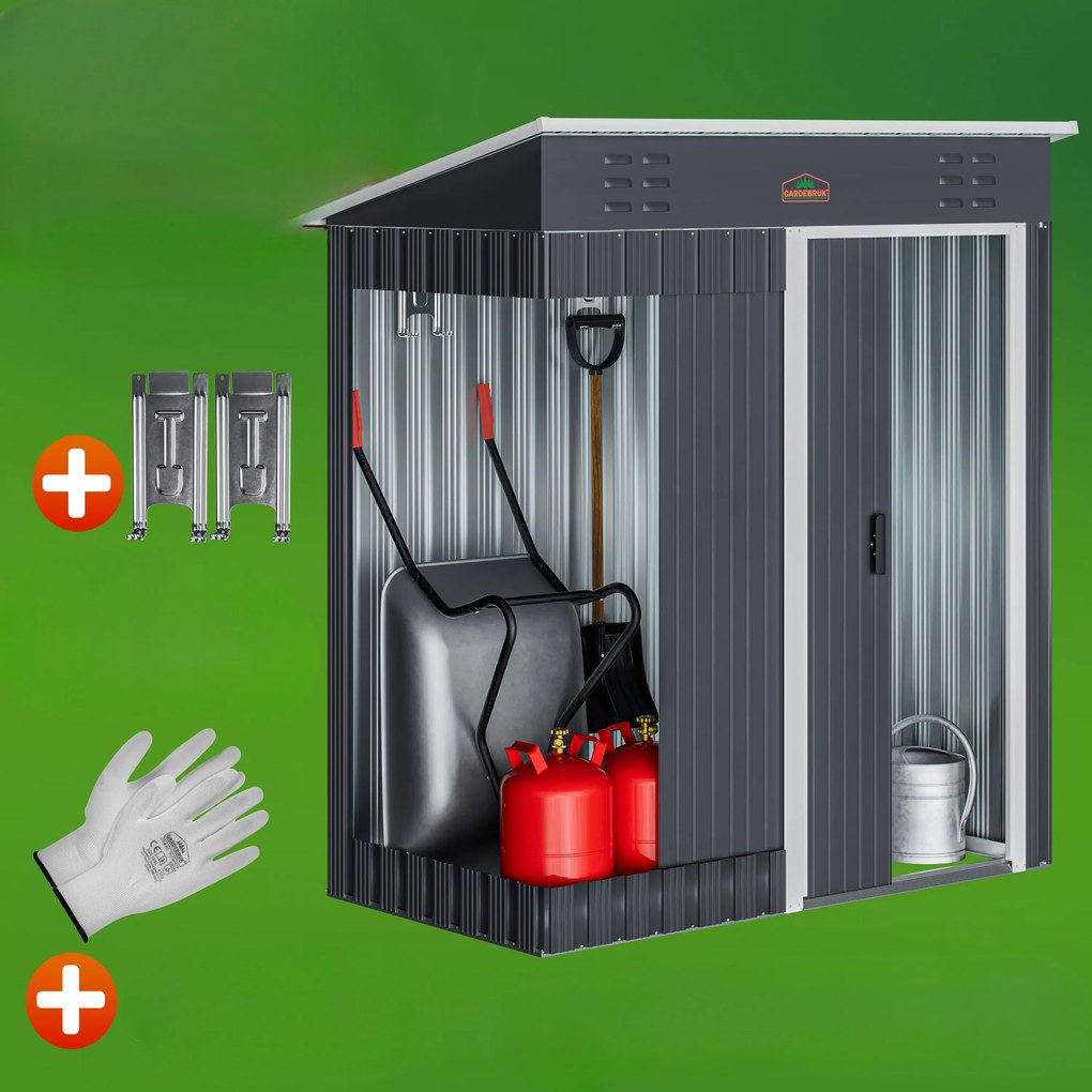 Deuba Kerti ház A0 182x165x85 cm - antracit