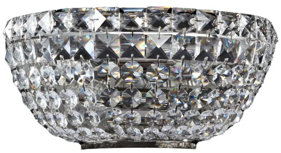 Maytoni DIA100-WL-02-N - Fali lámpa BASFOR 2xE14/60W/230V króm