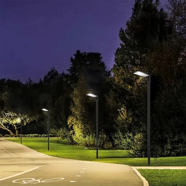 BRILAGI-LED kültéri lámpa oszloppal és 3 m kábellel URBANLIGHT LED/200W/230V fekete IP65