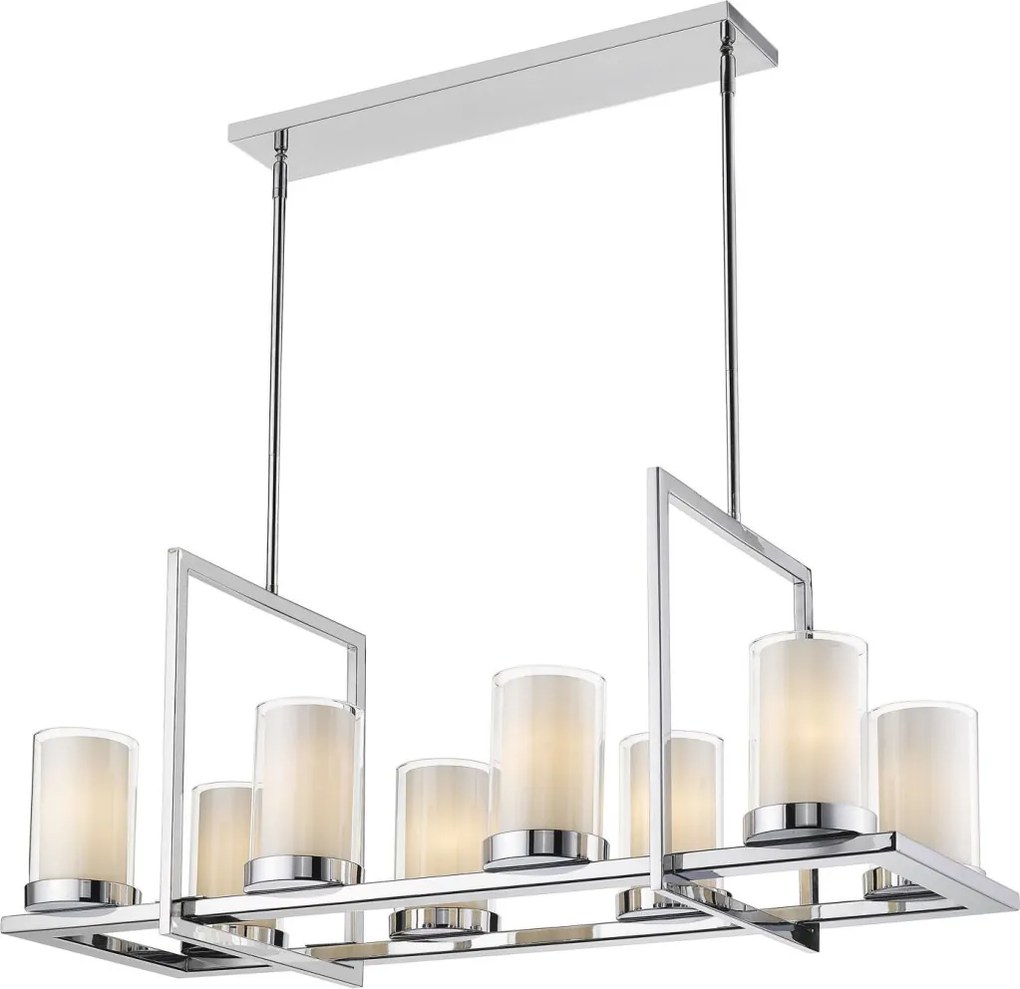 COSMOLIGHT P08018CH MIAMI Glamour Függesztett Lámpa Króm E27 IP20