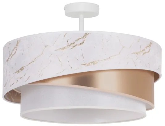 Duolla - Felületre szerelhető csillár KOBO 1xE27/15W/230V átm. 45 cm fehér/arany