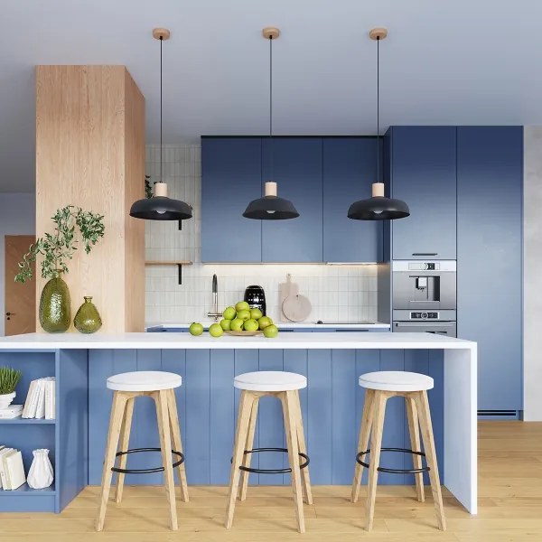 Sollux SL.1324 - Csillár zsinóron INDY 1xE27/15W/230V átm. 38 cm fekete