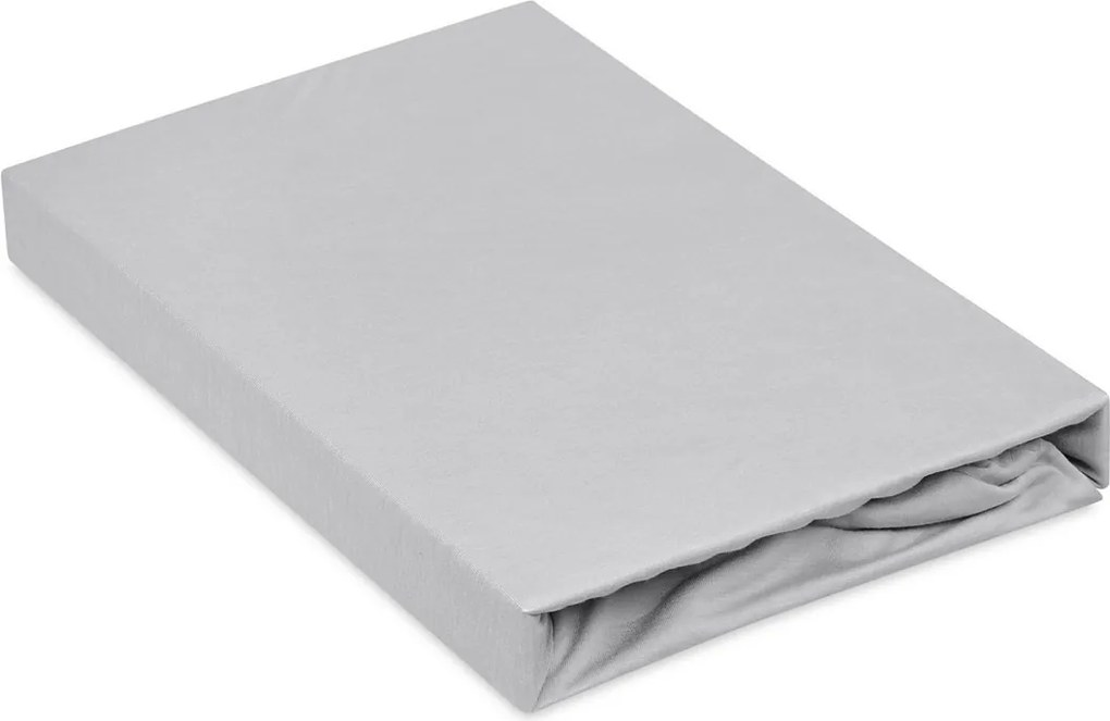 Matex Bamboo vízálló lepedő világosszürke, 80 x 160 cm