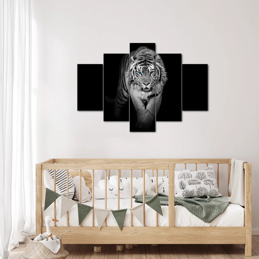 Kép - Tigris kék szemekkel (150x105 cm)