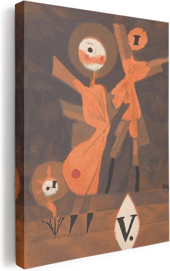 Paul Klee: Virágcsalád 1922 vászonkép