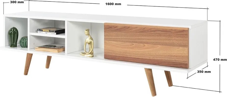 Ela TV-állvány, 160 cm – TR707DWL1221