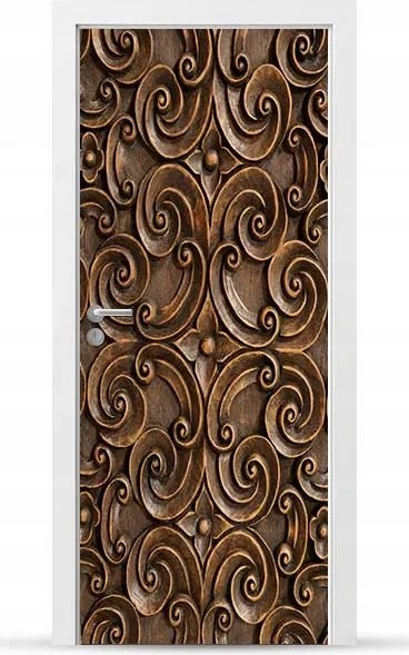 Furnér Kültéri Ajtó matrica Bútor öntapadós Könnyű Ragasztás