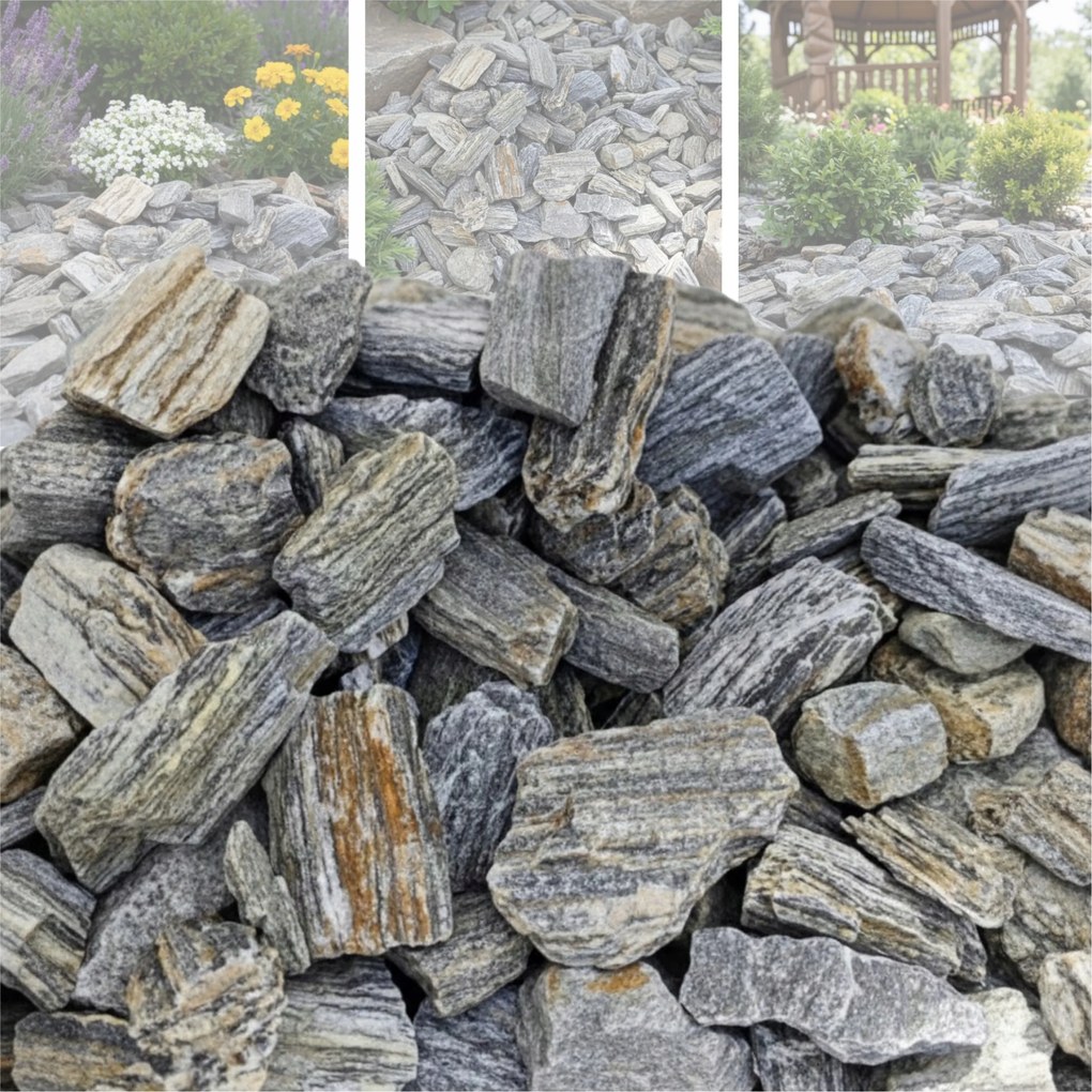Kerti Kőkéreg 3-6CM Dekoratív Kerti Dísz 5KG
