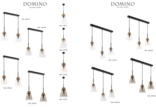 Jupiter 1543 - DM 2 BU - Függeszték DOMINO 2xE27/60W