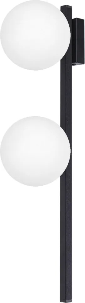 KAJA K-5463 KORFU Fekete Színű Fali Lámpa 2xG9 10W IP20