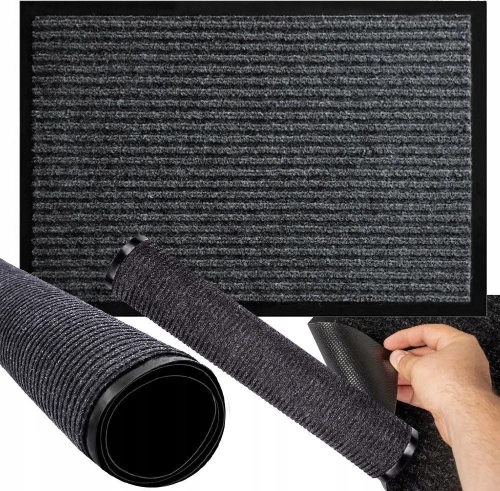 Lábtörlő Gumírozott Külső Belső Cipőszőnyeg Otthonra 60 X 90