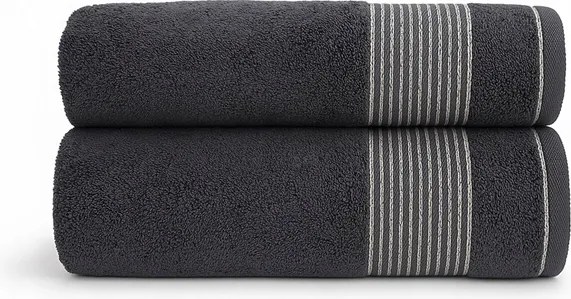 Portland pamut törölköző bordó 50x90 grafit